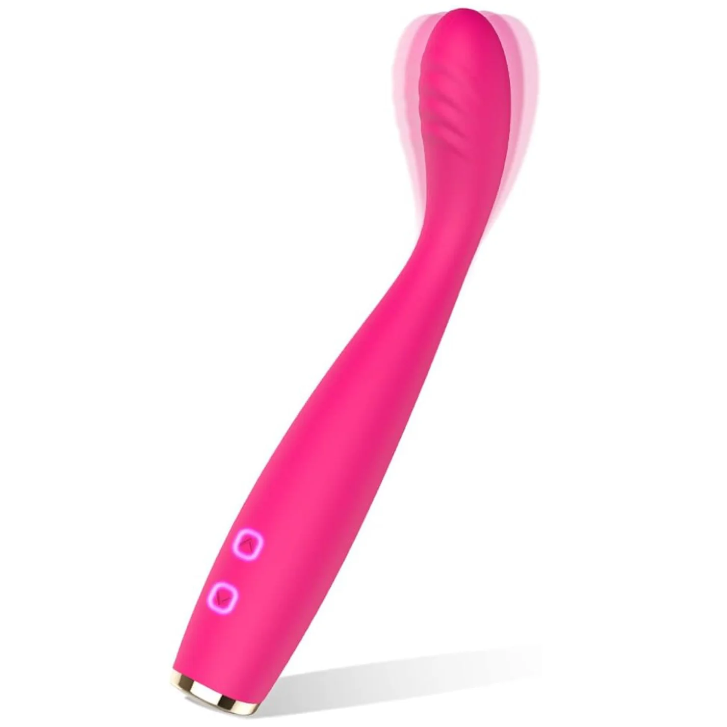 Rose Vibrator, High-Frequency G Spot Clitoris Vibrator with 5 Speeds & 10 Modes - Adorime Powerful Clitoral Stimulator, Vibrating Massager Wand for Women for Sex